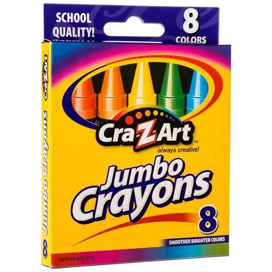 Wholesale 8pc Jumbo Neon Crayons