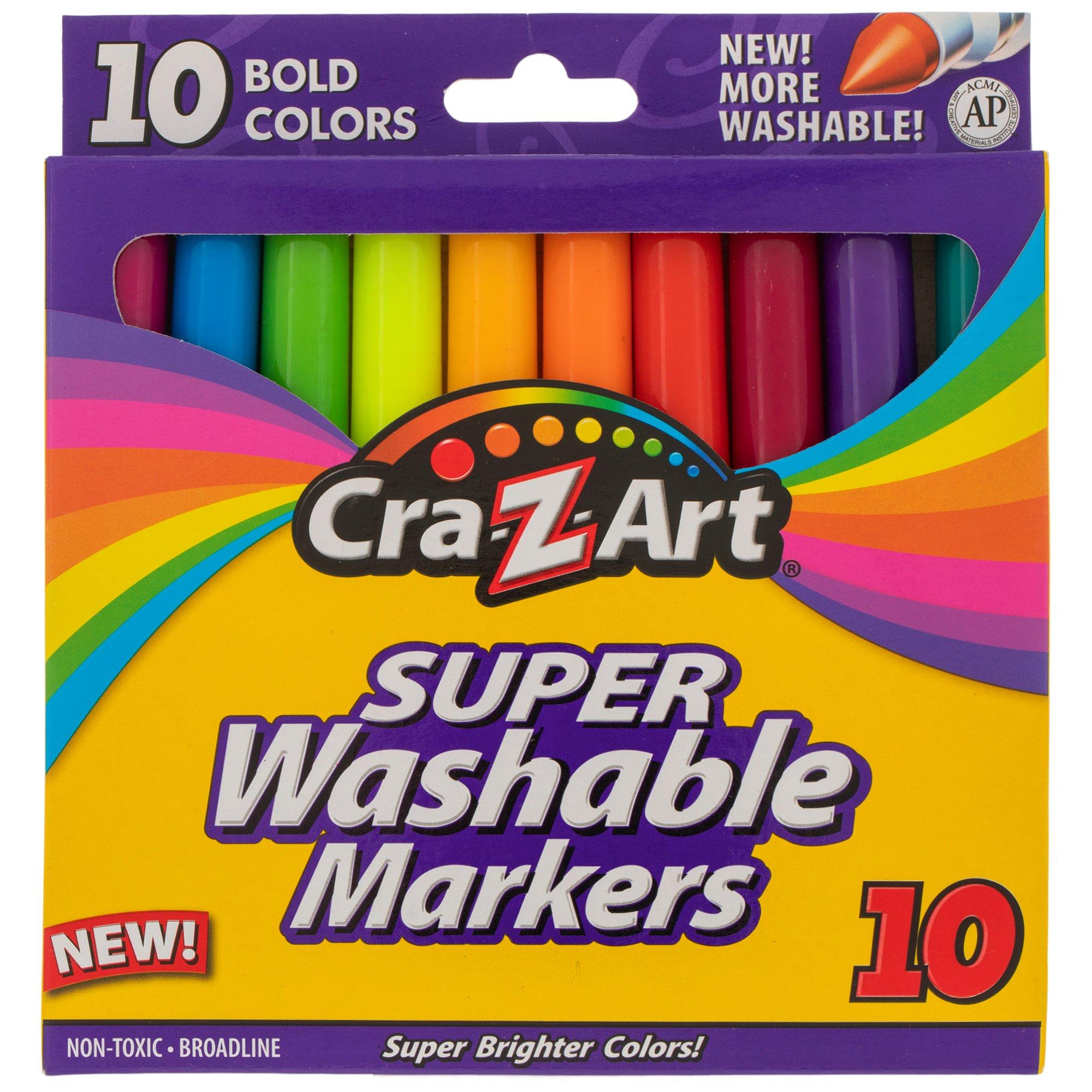 Cra-Z-Art Washable Super Tip Markers, 30 Count