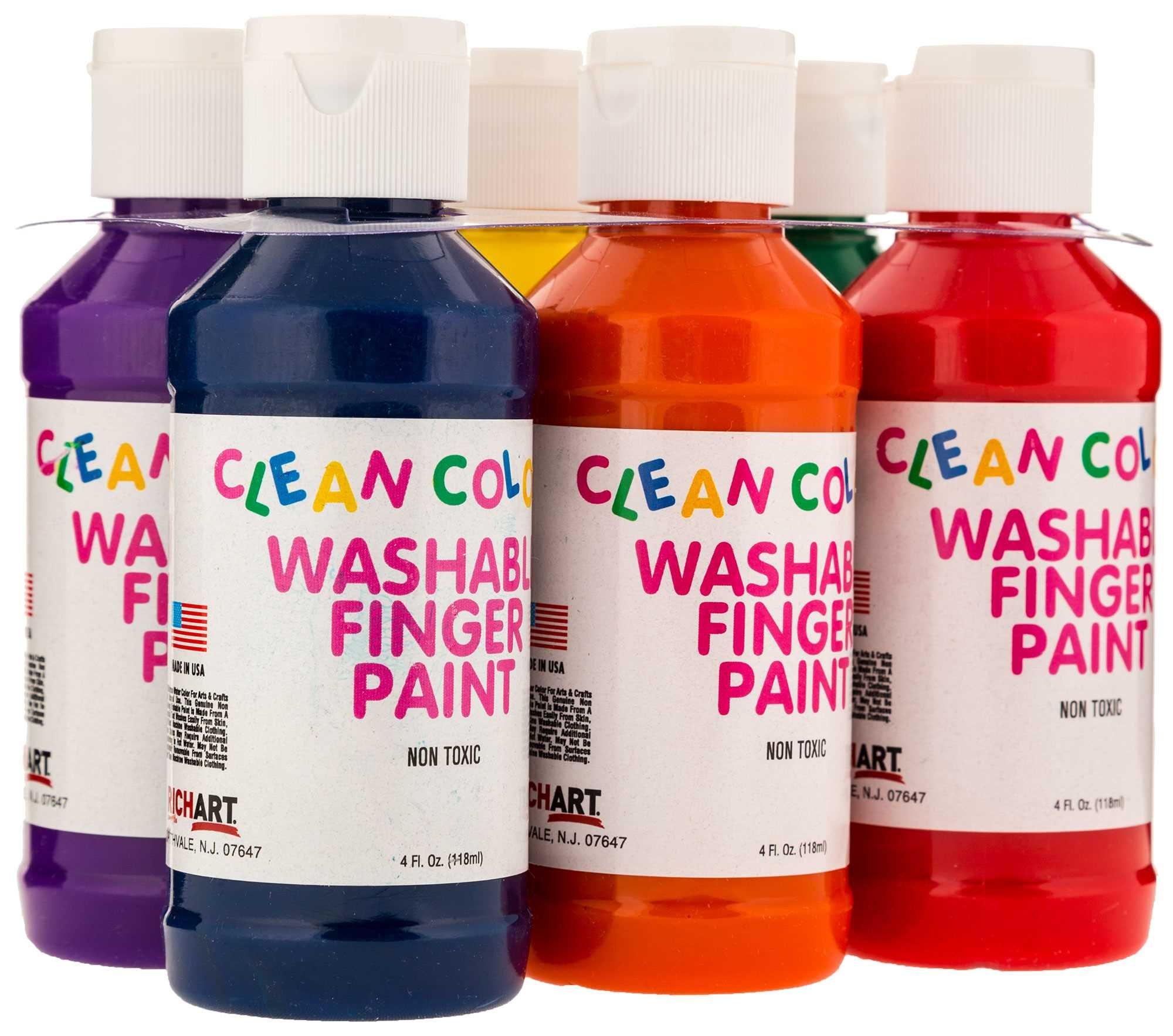 Washable Finger Paint 6 Piece Set Hobby Lobby 1200526