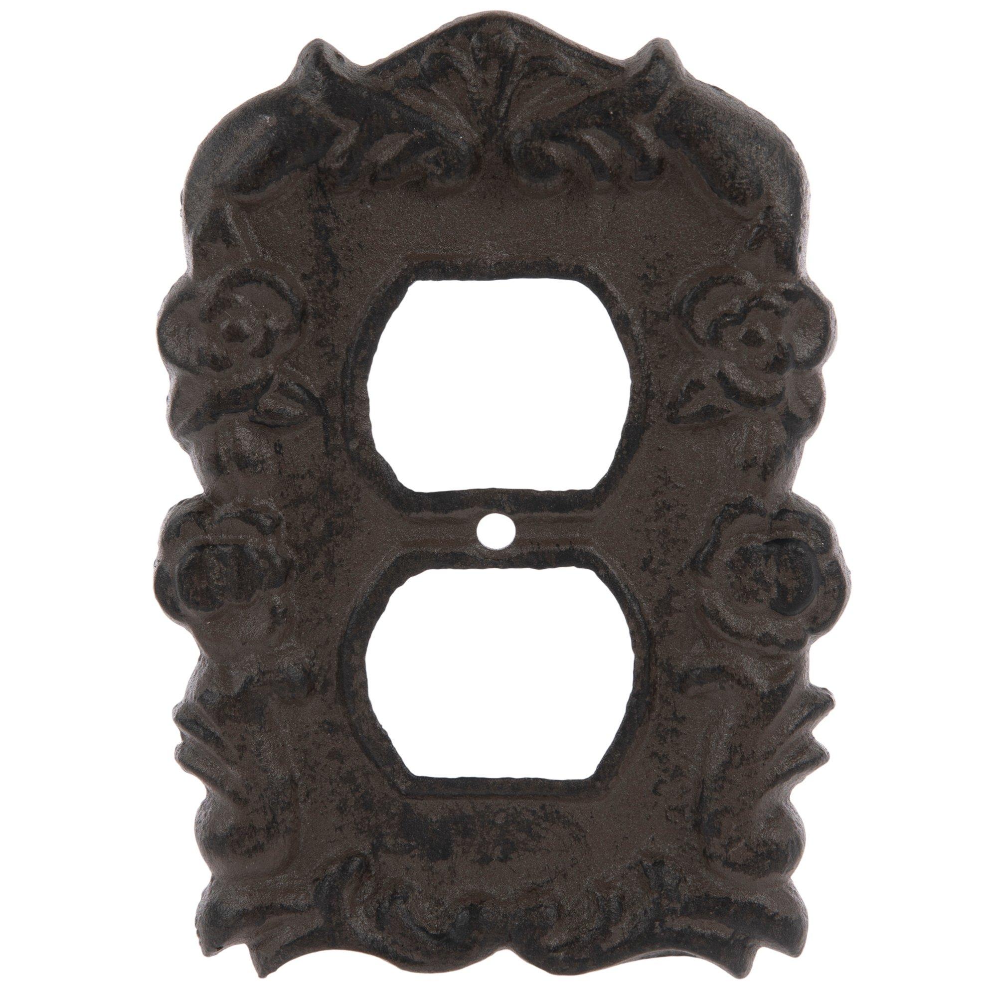 Rust Floral Swirl Metal Outlet Cover Hobby Lobby 1203405
