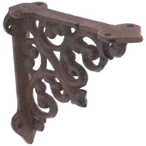 Rust Scroll Metal Bracket