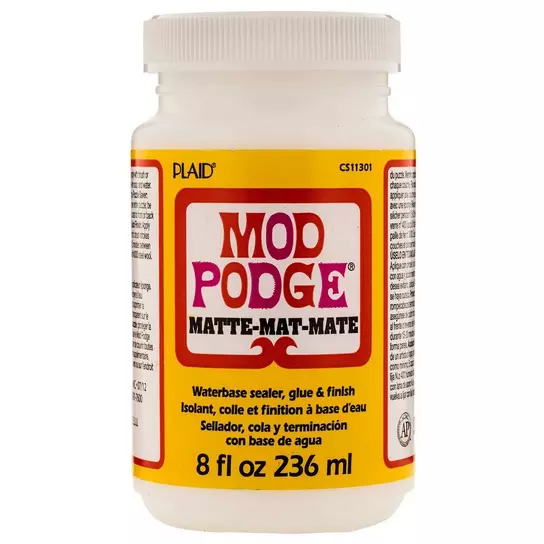  Mod Podge Waterbase Sealer Glue & Finish Matte 2 -Pack 2 OZ  Each Bottle [Made in USA Save-A-Puzzle Glue] : Arts, Crafts & Sewing