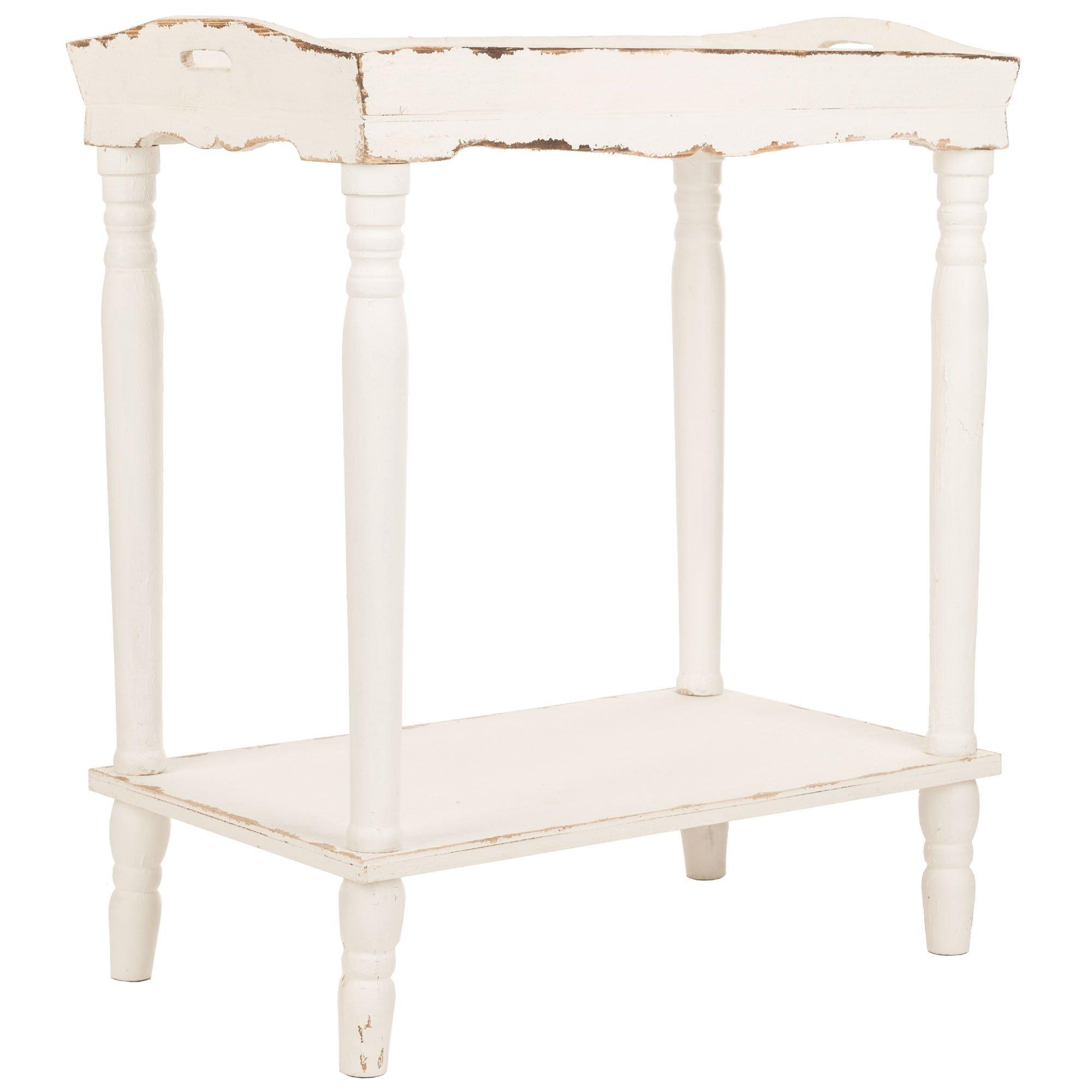 Safavieh Covina Tray Table - Antique White