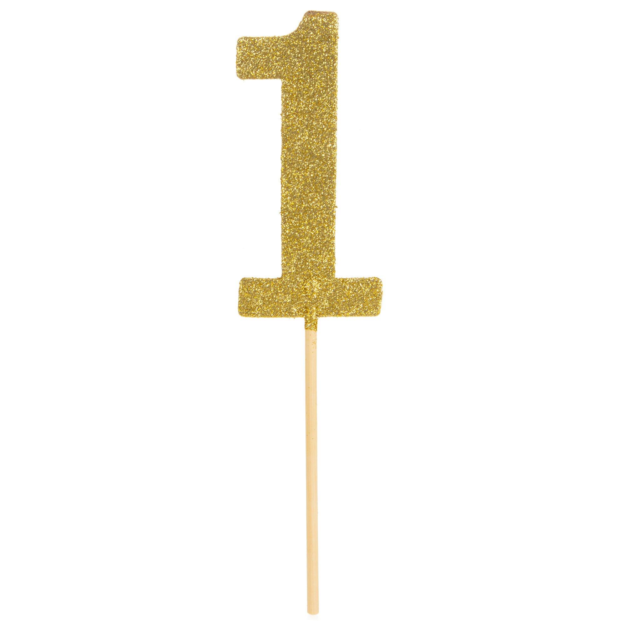 Glitter Number Cake Topper Hobby Lobby 1214576