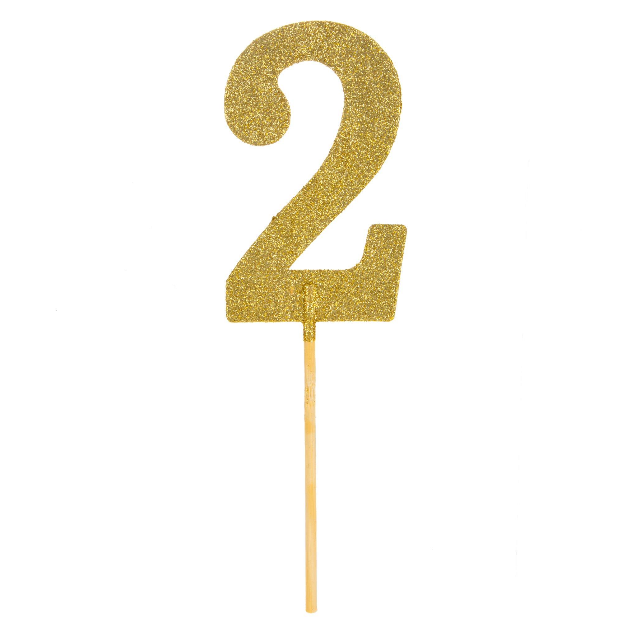 Glitter Number Cake Topper | Hobby Lobby | 1214584