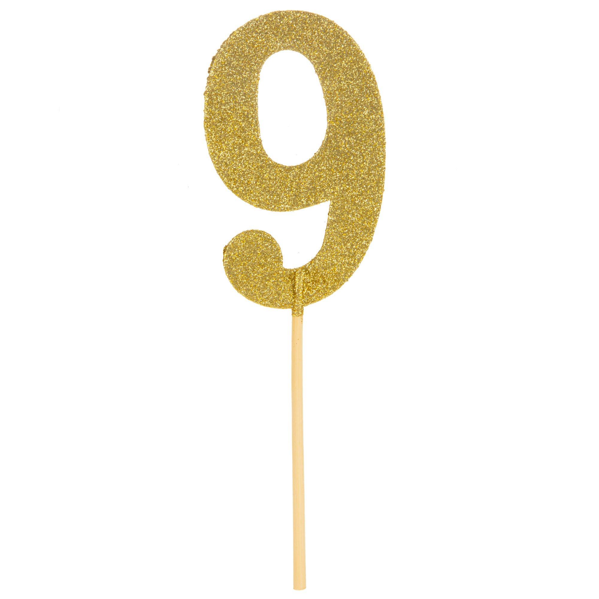 Glitter Number Cake Topper | Hobby Lobby | 1214659