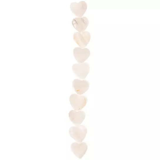Lined Heart Beads, Hobby Lobby