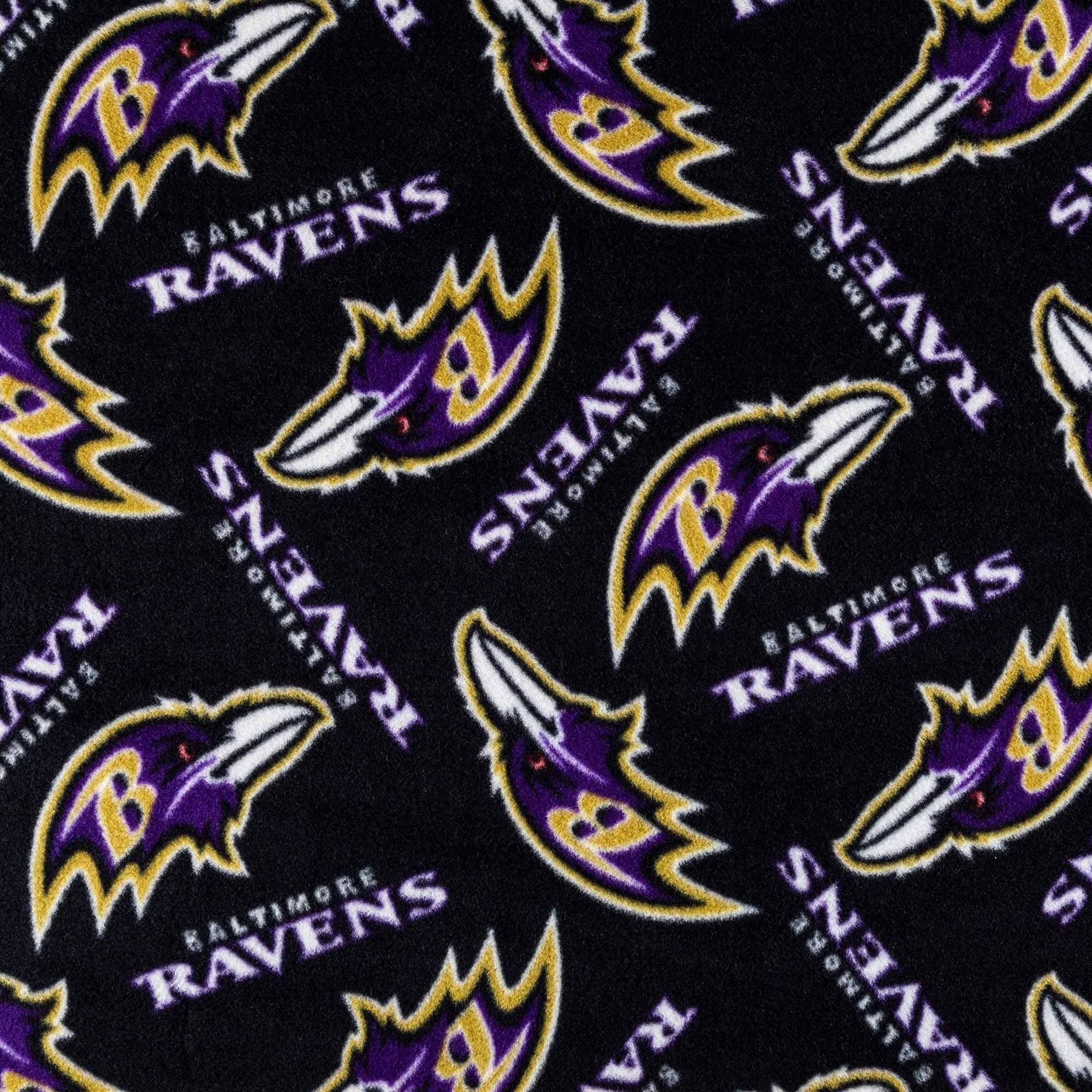 NFL Baltimore Ravens Fleece Fabric Hobby Lobby 121566
