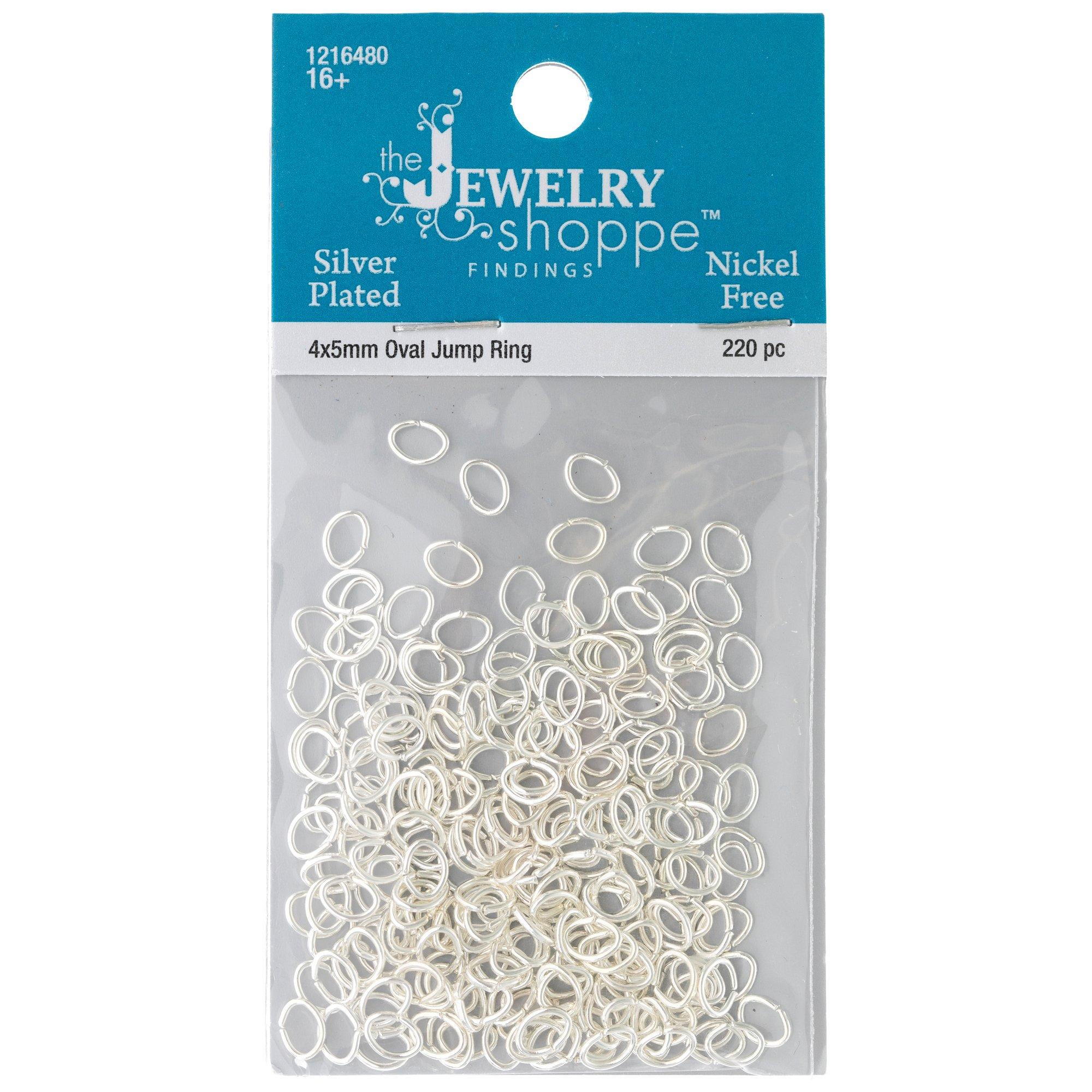 Oval Jump Rings - 4mm x 5mm | Hobby Lobby | 1216480