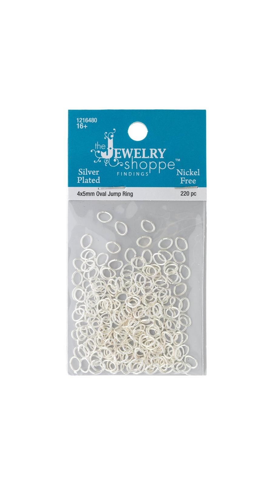 Oval Jump Rings - 4mm x 5mm | Hobby Lobby | 1216480