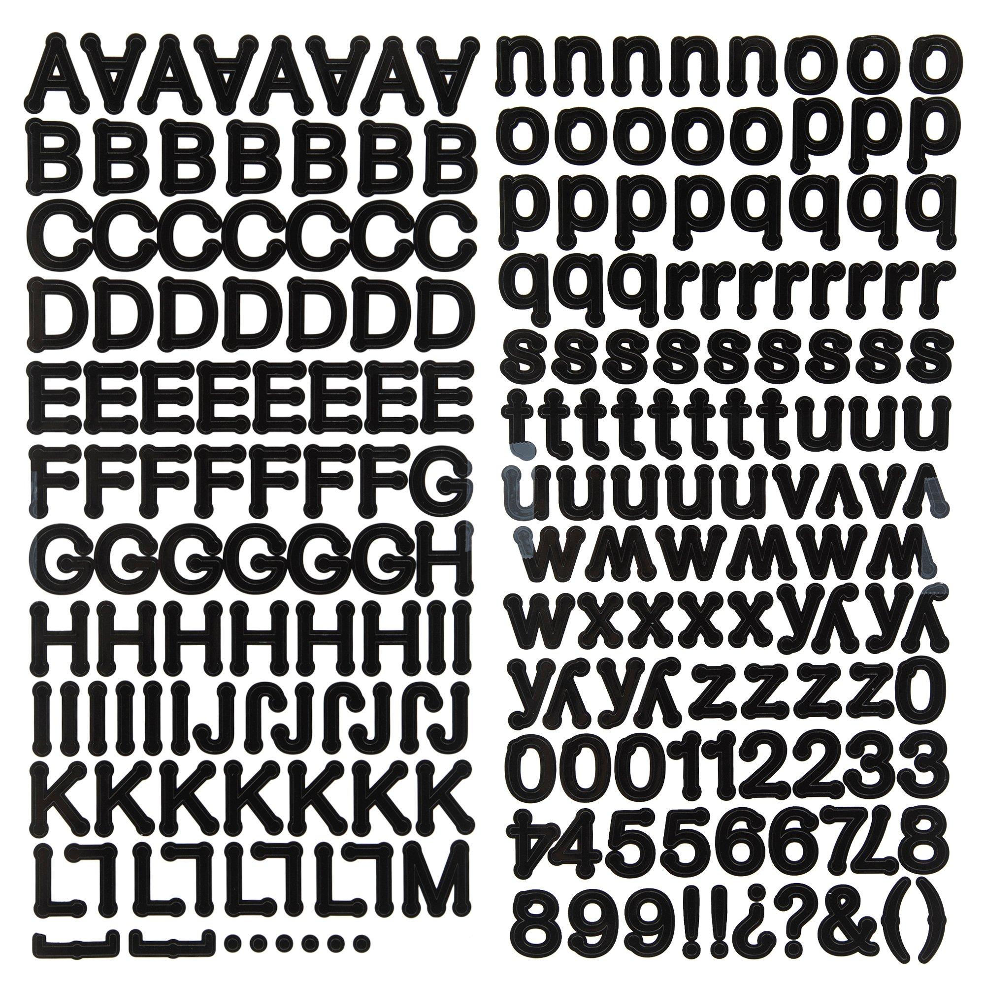 Dot Alphabet Stickers