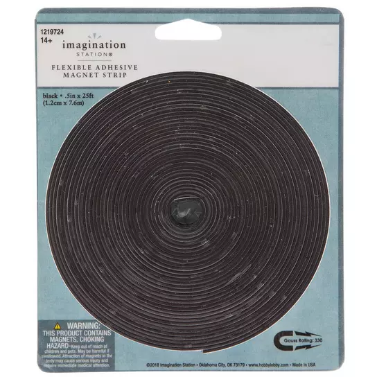 Master Magnetics Flexible Magnetic Strip with Adhesive