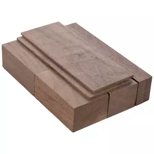 Unfinished Wood Blocks for DIY Crafts, Painting, Pyrography, 1 Inch Thick  (4 Sizes, 4 Pack), PACK - City Market