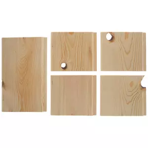 Assorted Balsa Wood Shapes, Hobby Lobby