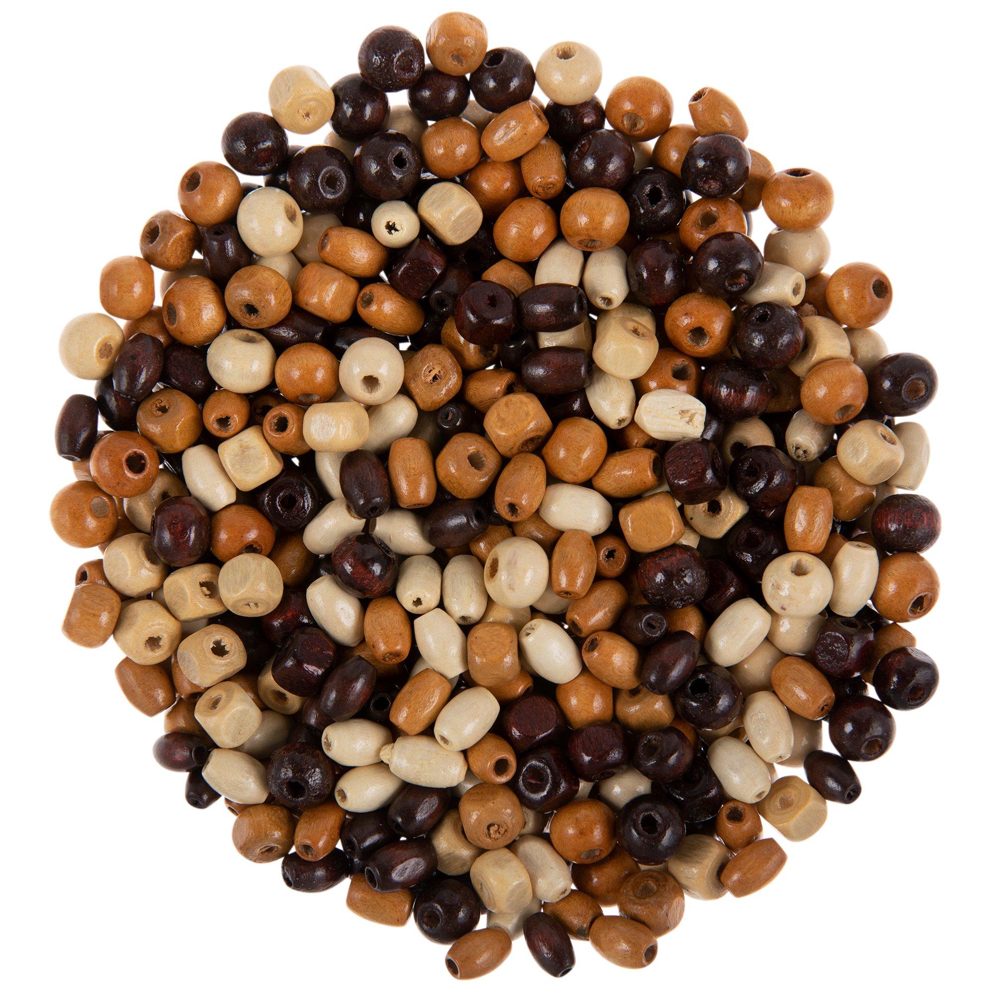 Round Wood Bead Mix, Hobby Lobby