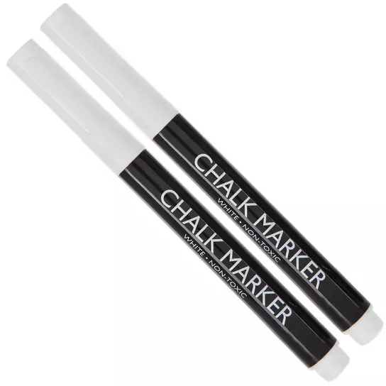 White Liquid Chalk Markers 2 Pack » Petagadget  Liquid chalk markers,  White chalk marker, Chalk markers
