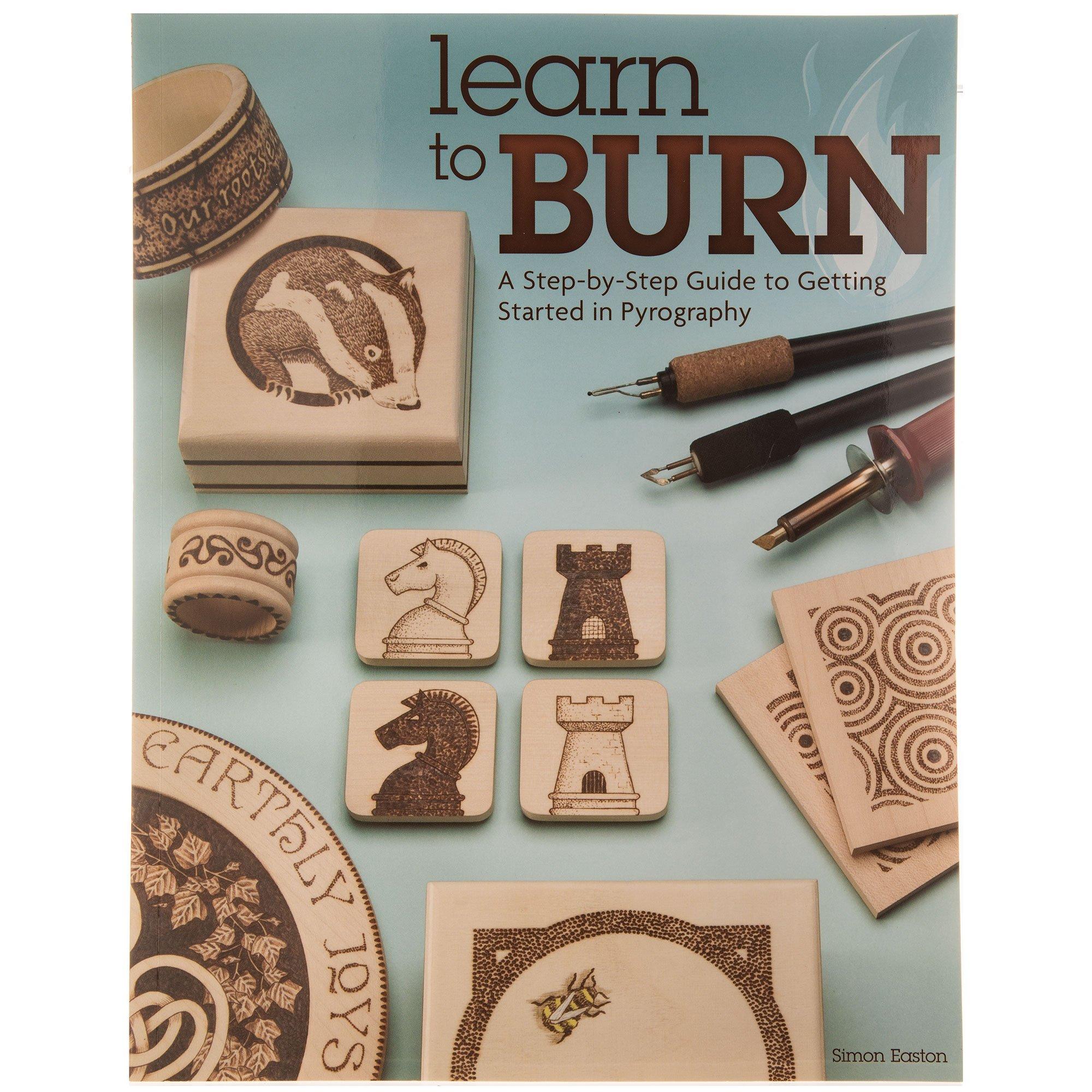 The Wood Burn Book: An Essential Guide to the Art of Pyrography (Paperback)