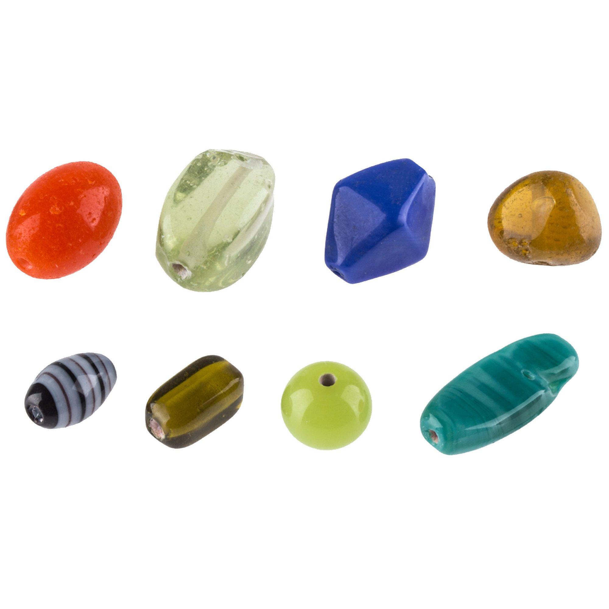 MONTHLY GRAB BAG ----- Assorted Glass Beads for Jewelry Making, DIY Work,  Arts and Crafts, Decorative Hobby Artistry, Colorful Crystal Assortment  Bulk Mix, 4-18mm