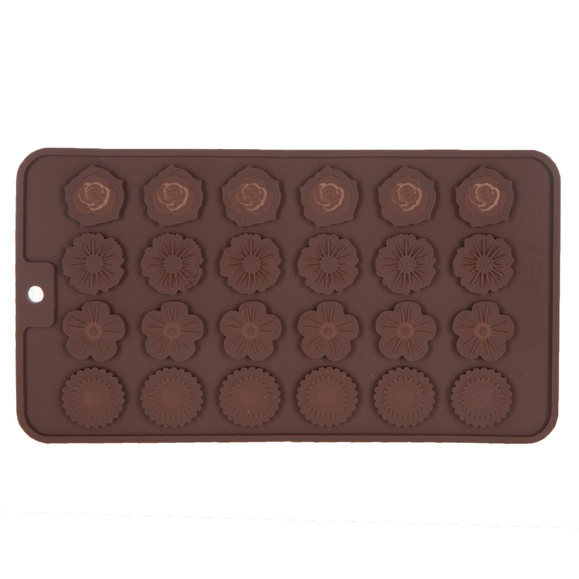 Flower Design Chocolate Silicone Mold - 1pc – Sweet Tooth Candy