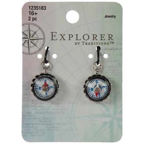 Tiny Compass Pendants