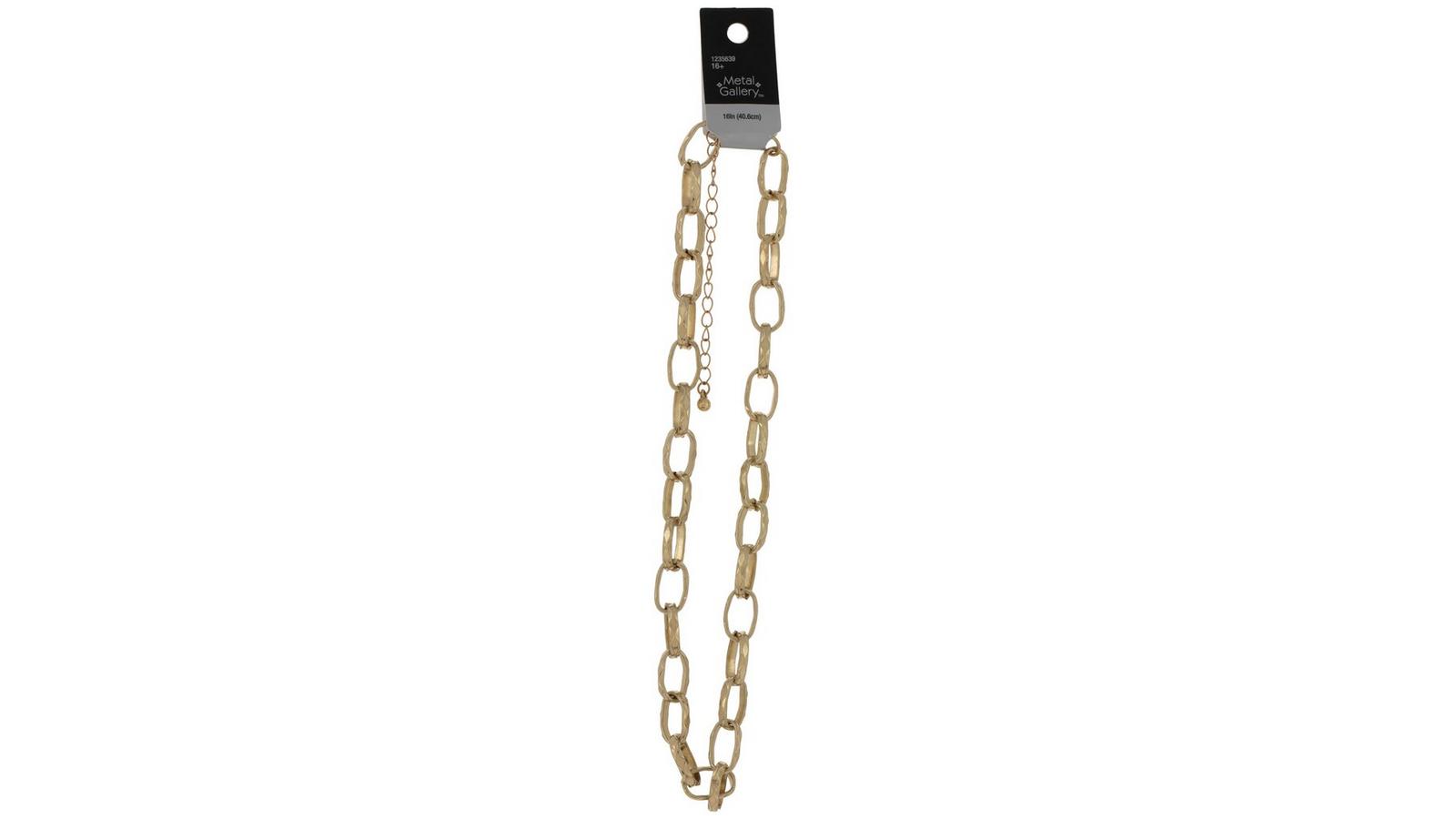 ▼530PARK Oval Chain Combination Necklace Oval Chain Combination Necklace 1.4mm
