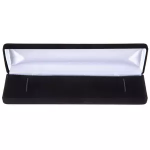 8" x 2" Black Velvet Bracelet Box