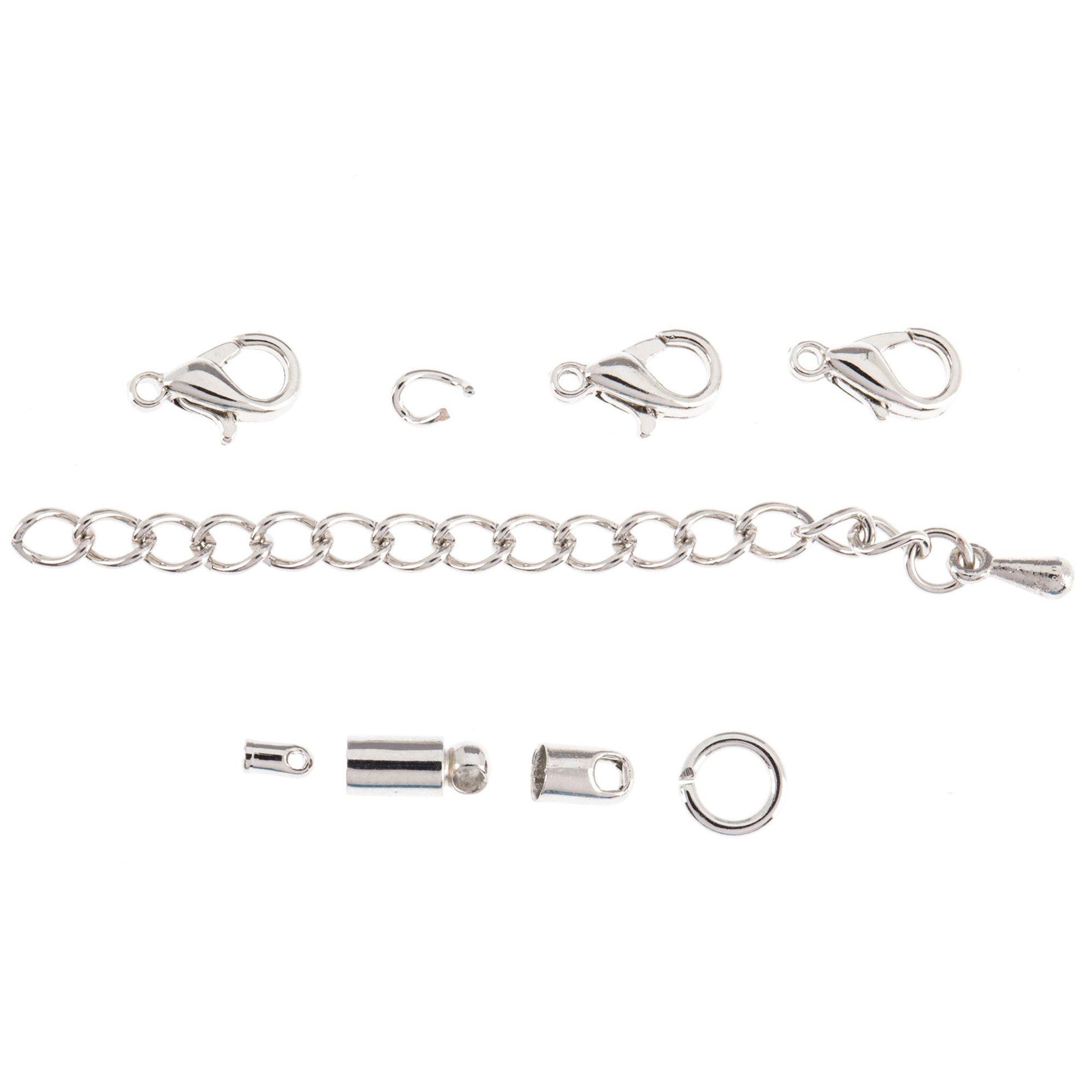 Plastic Lacing Cord Kit with Key Chain Rings, Hooks, Clasps (40 Yd, 100  Pcs), PACK - Kroger