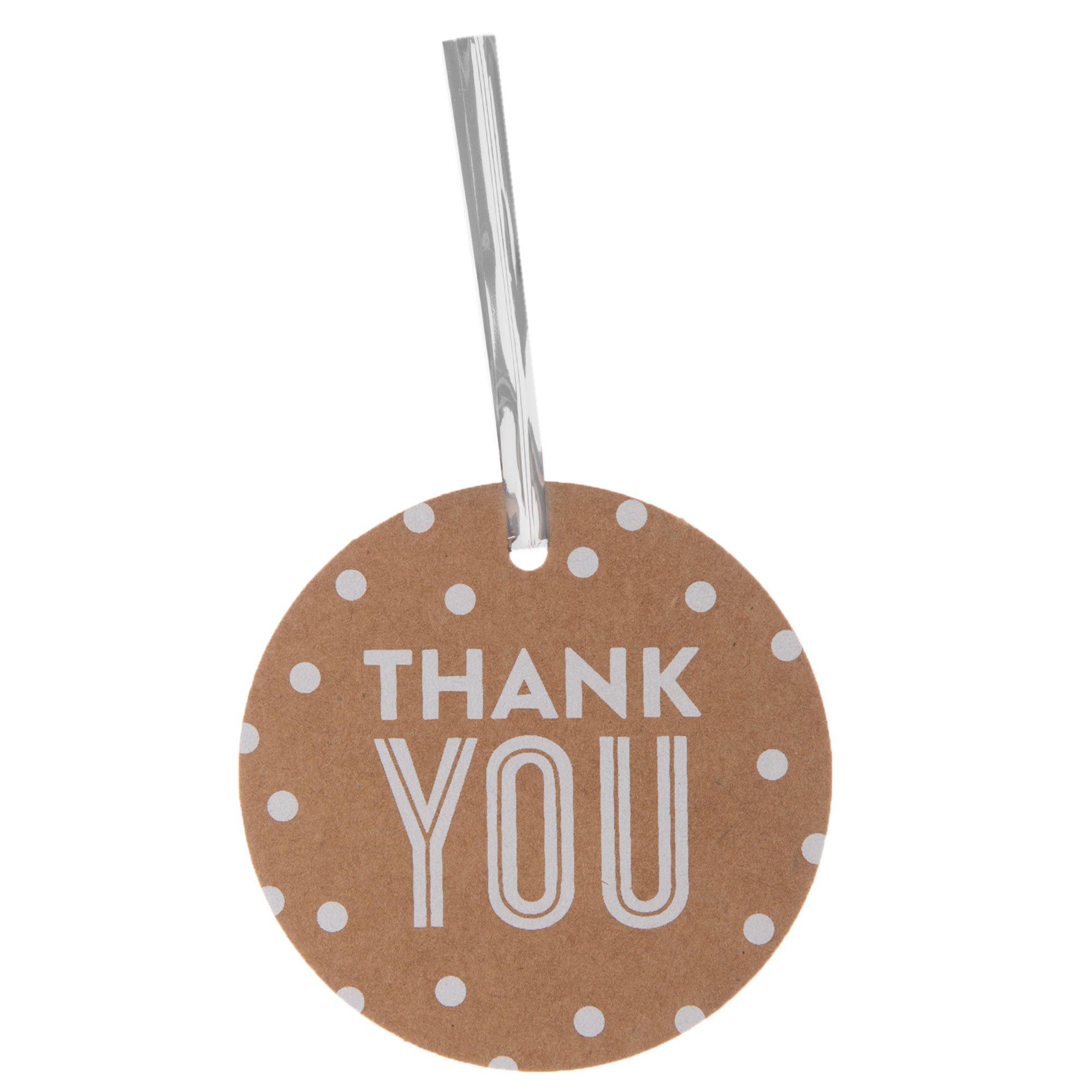 Kraft Polka Dot Round Thank You Tags Hobby Lobby 1245257