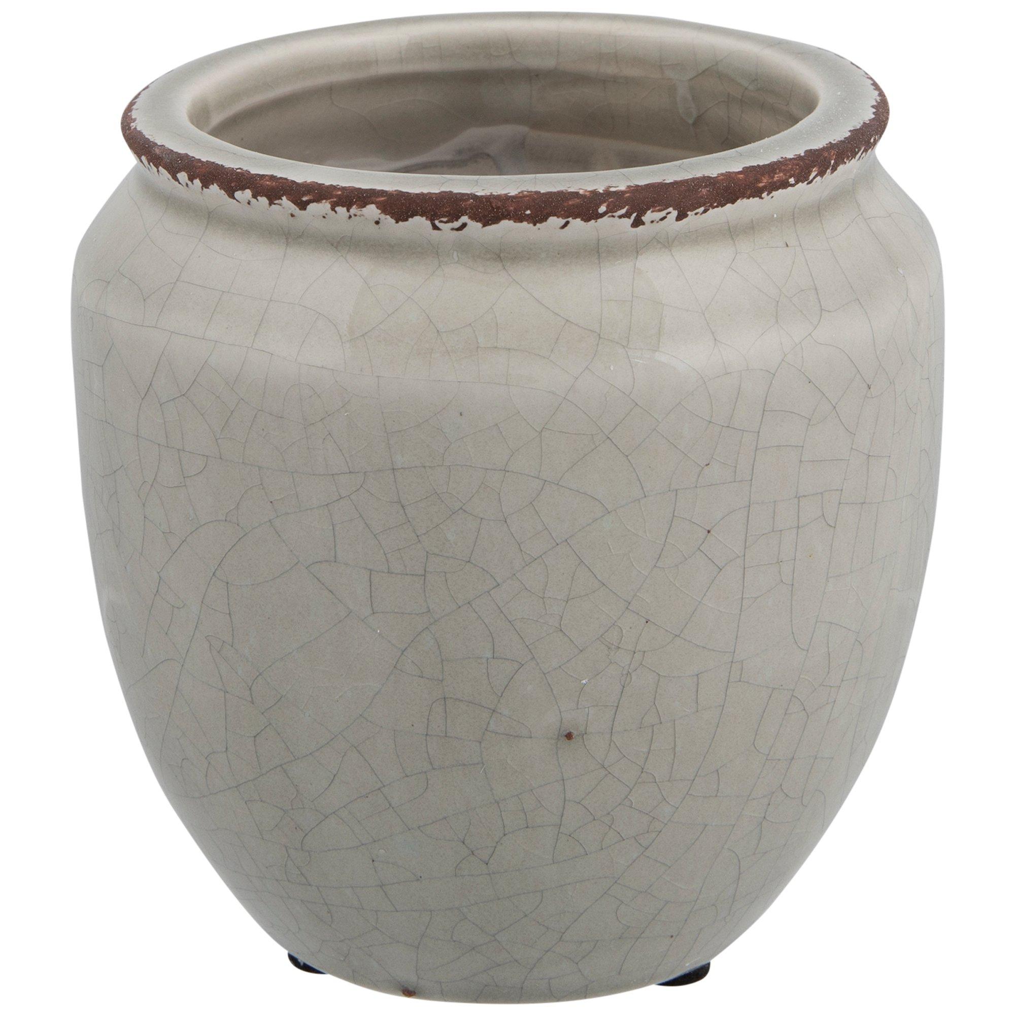 Crackled Flower Pot Hobby Lobby 1246099