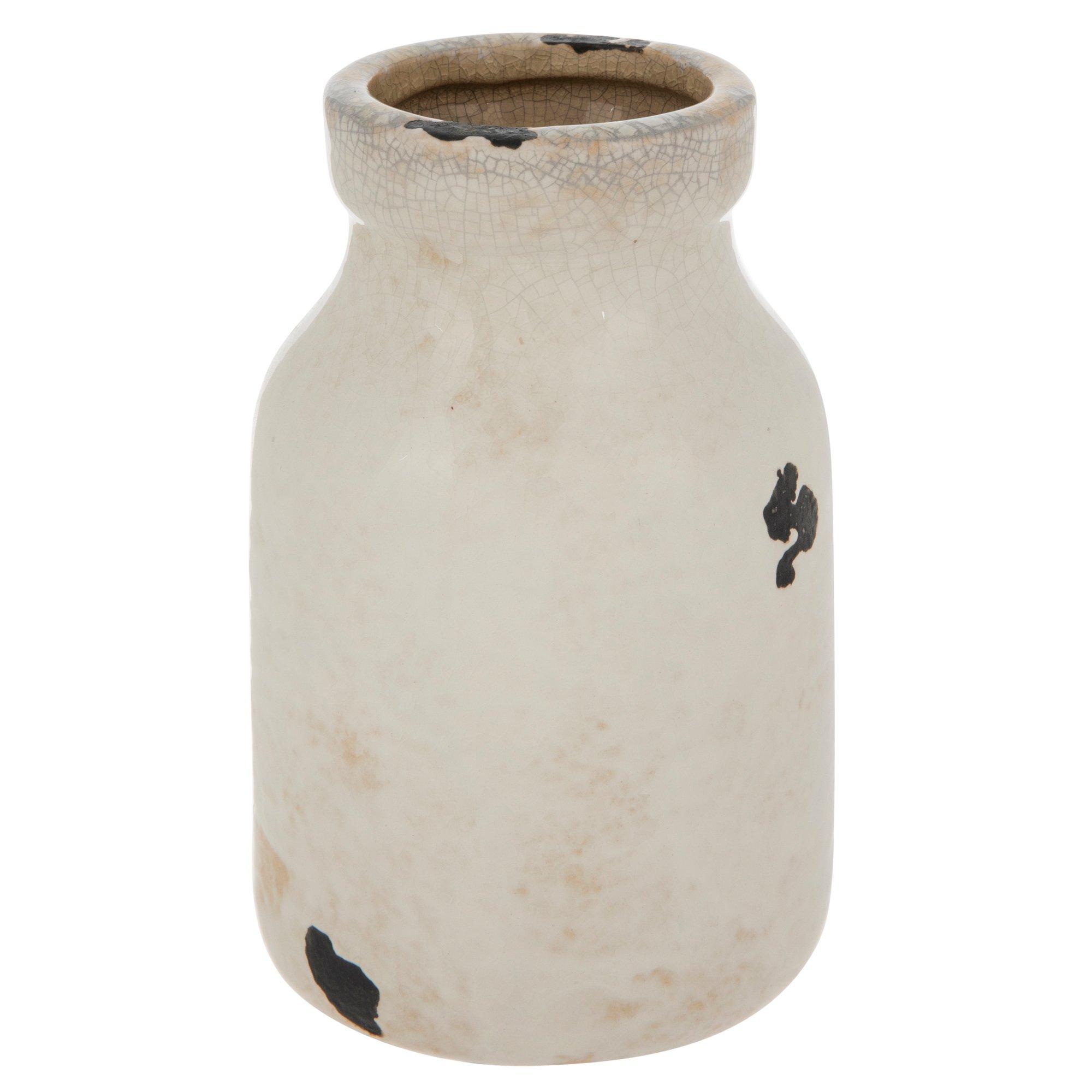 Crackled Milk Bottle Vase Hobby Lobby 1246891