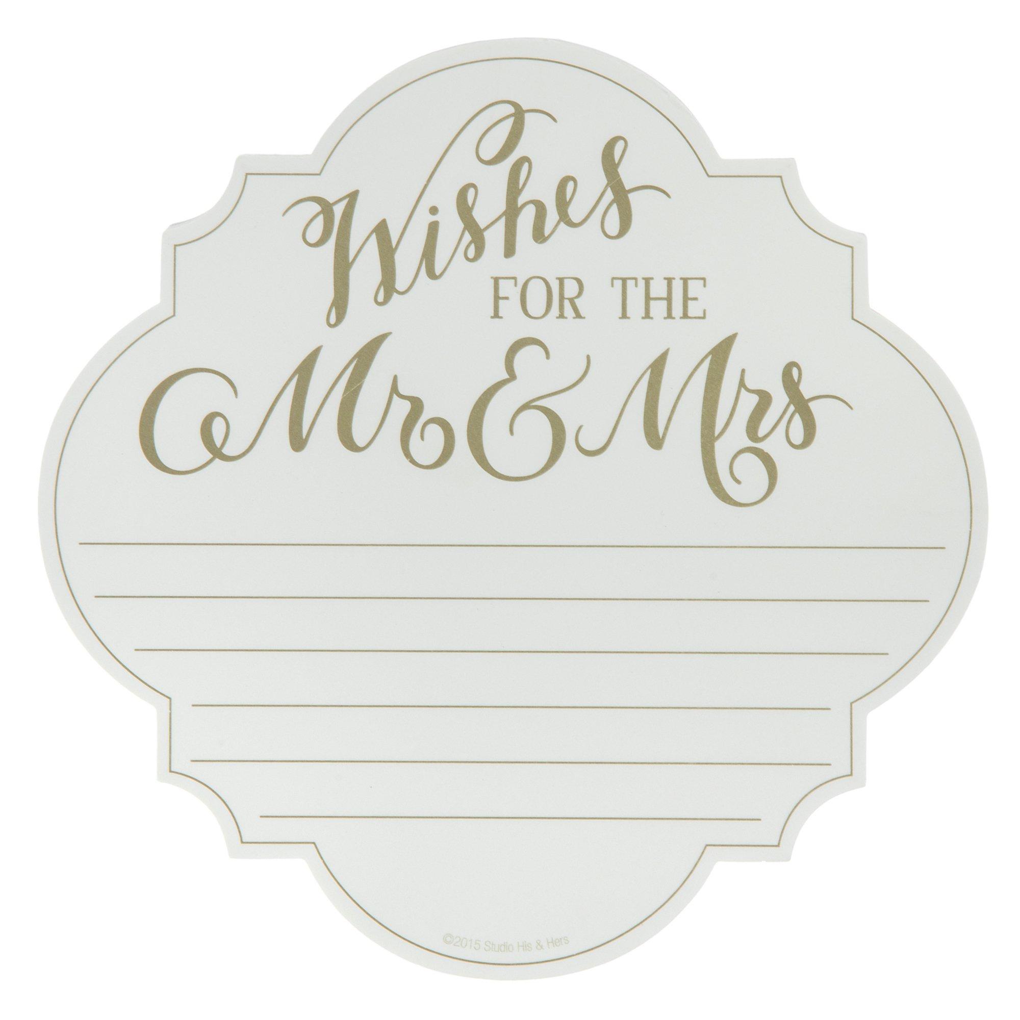 Wishes For The Mr. & Mrs. Advice Notepad Hobby Lobby 1247170