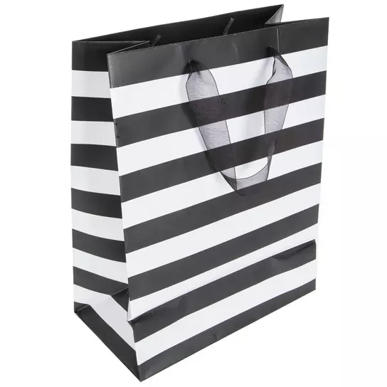 Black & White Striped Gift Bags, Hobby Lobby