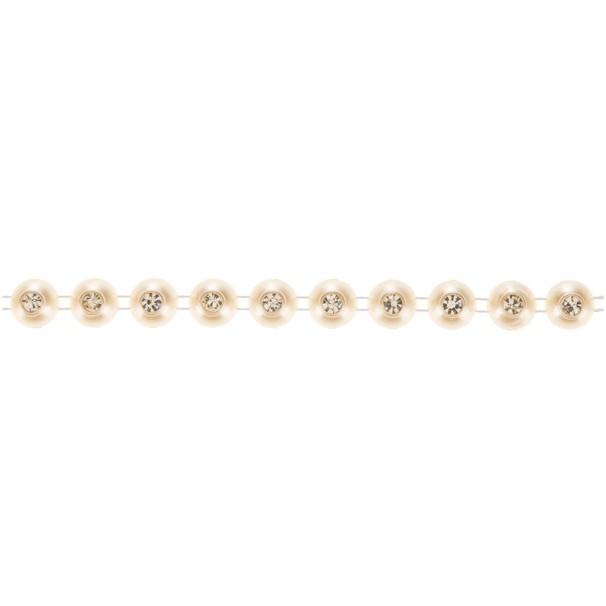 Rhinestone & Pearl Trim Hobby Lobby 1251594