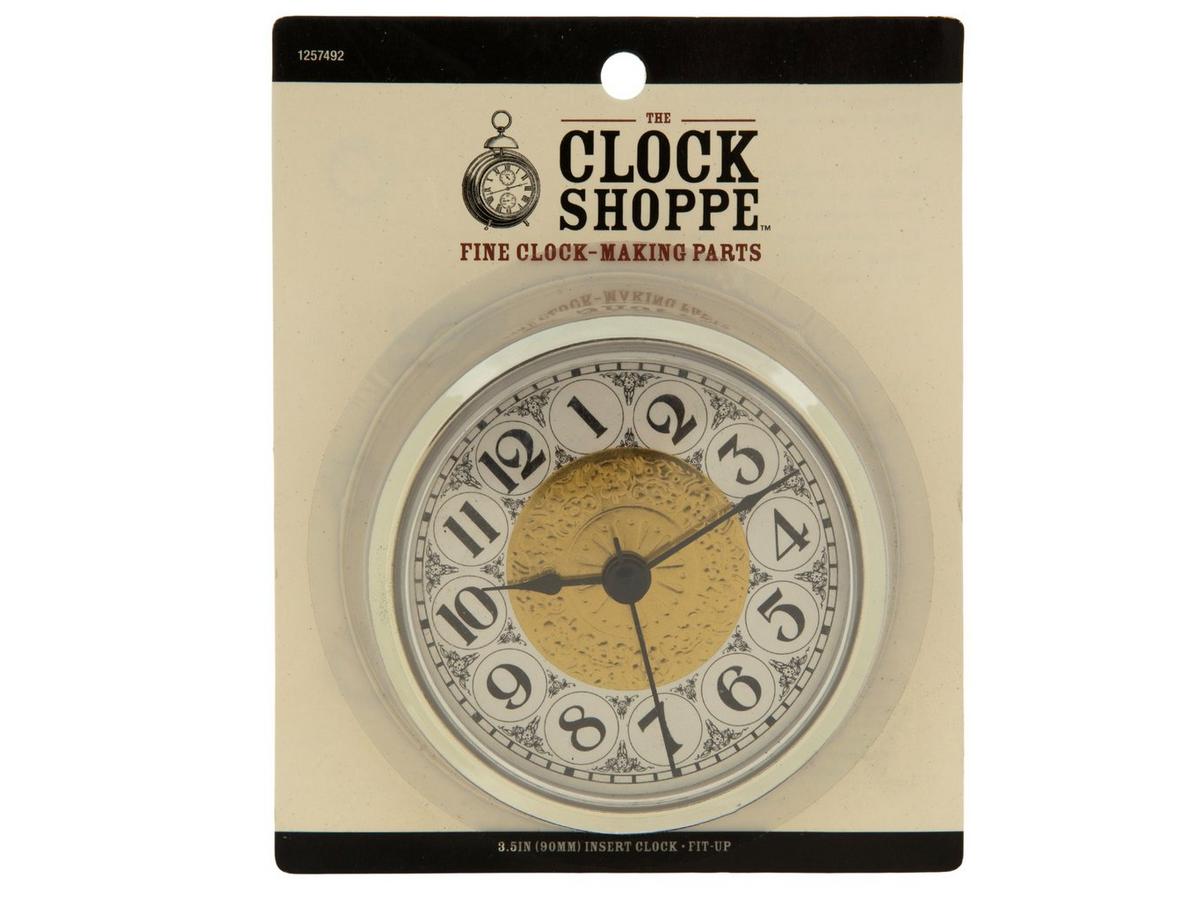 Gold Cream Fit-Up Insert Clock Hobby Lobby 1257492