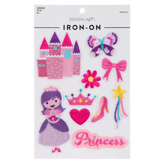 Pink Howdy & Boot Iron-On Patches, Hobby Lobby