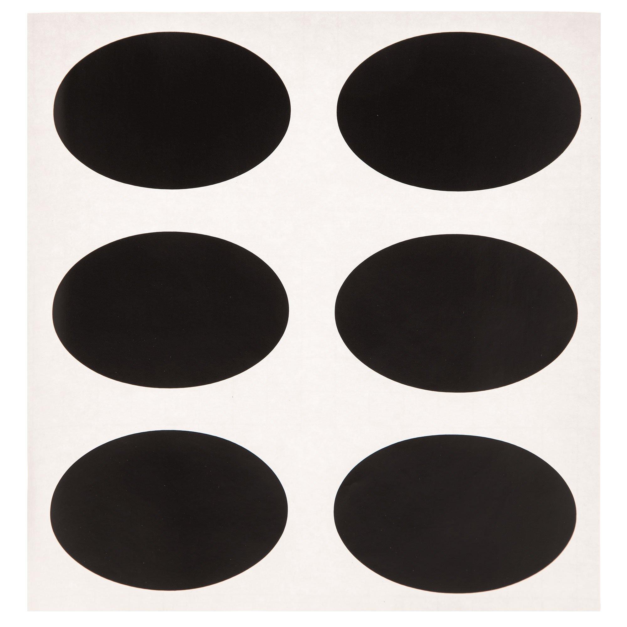 Black Oval Chalkboard Labels Hobby Lobby 126714