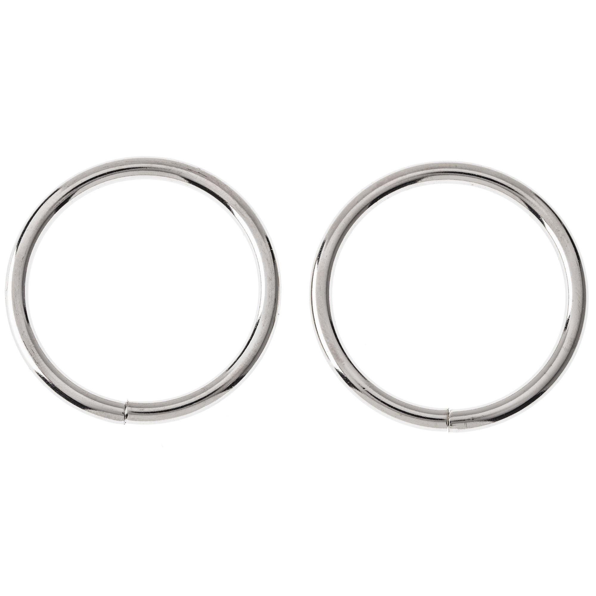 Round NickelPlated Iron Rings Hobby Lobby 1269869