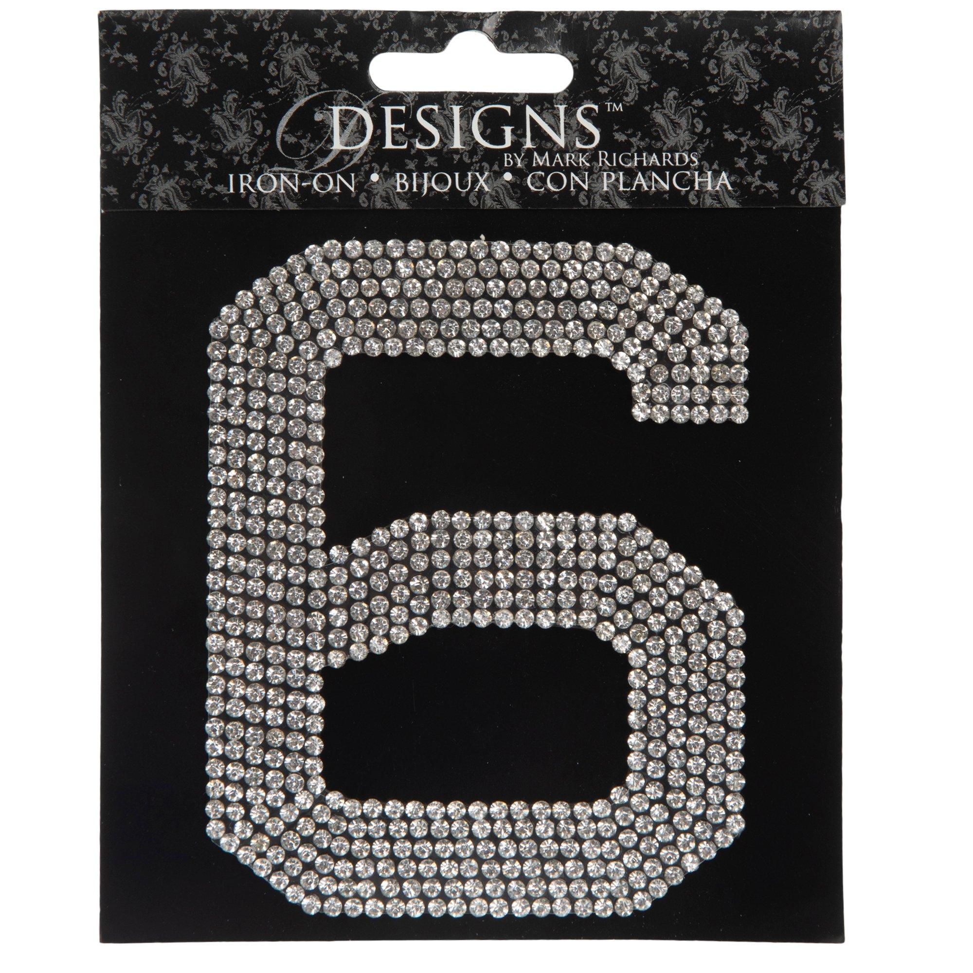 Rhinestone IronOn Applique Number Hobby Lobby 1272822