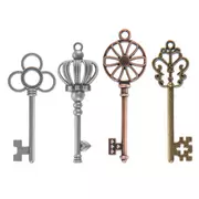Ornate Key Charm Embellishments