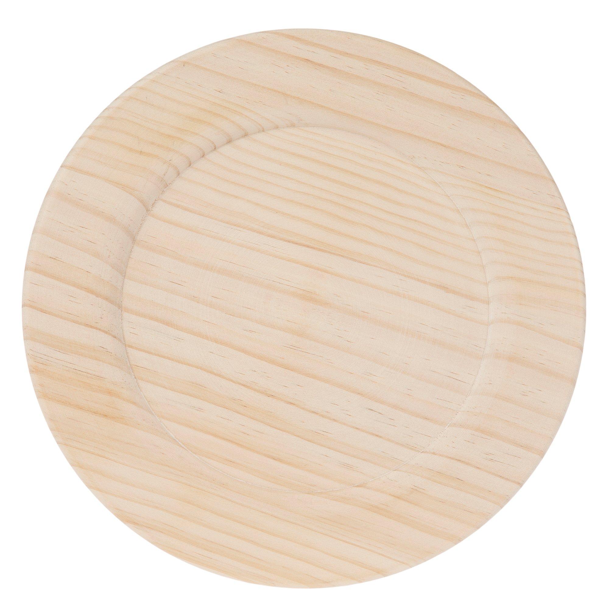 Round Wood Plate Hobby Lobby 127829