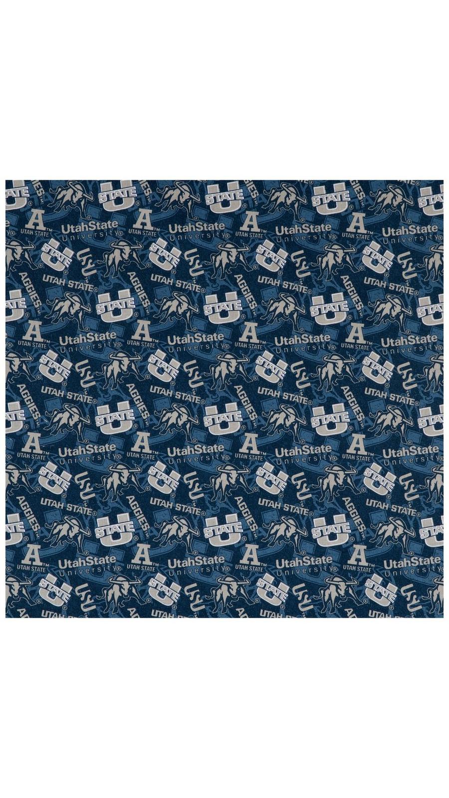 Utah State Allover Collegiate Cotton Fabric | Hobby Lobby