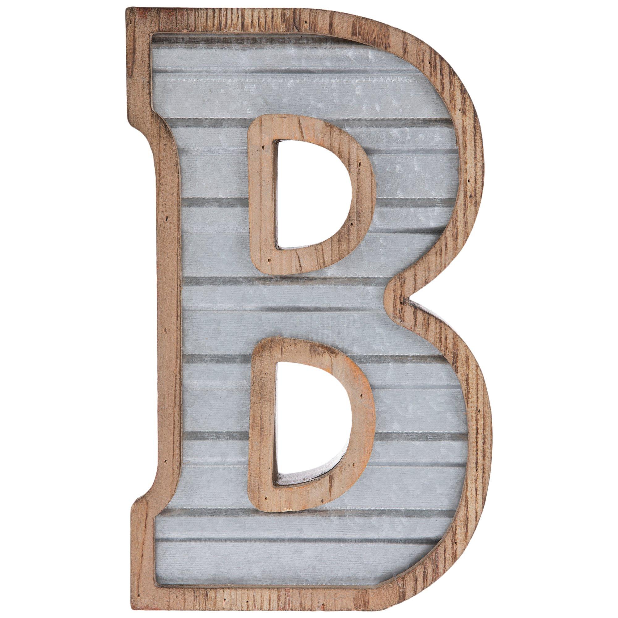Galvanized Metal Letter Wall Decor Hobby Lobby 1282060
