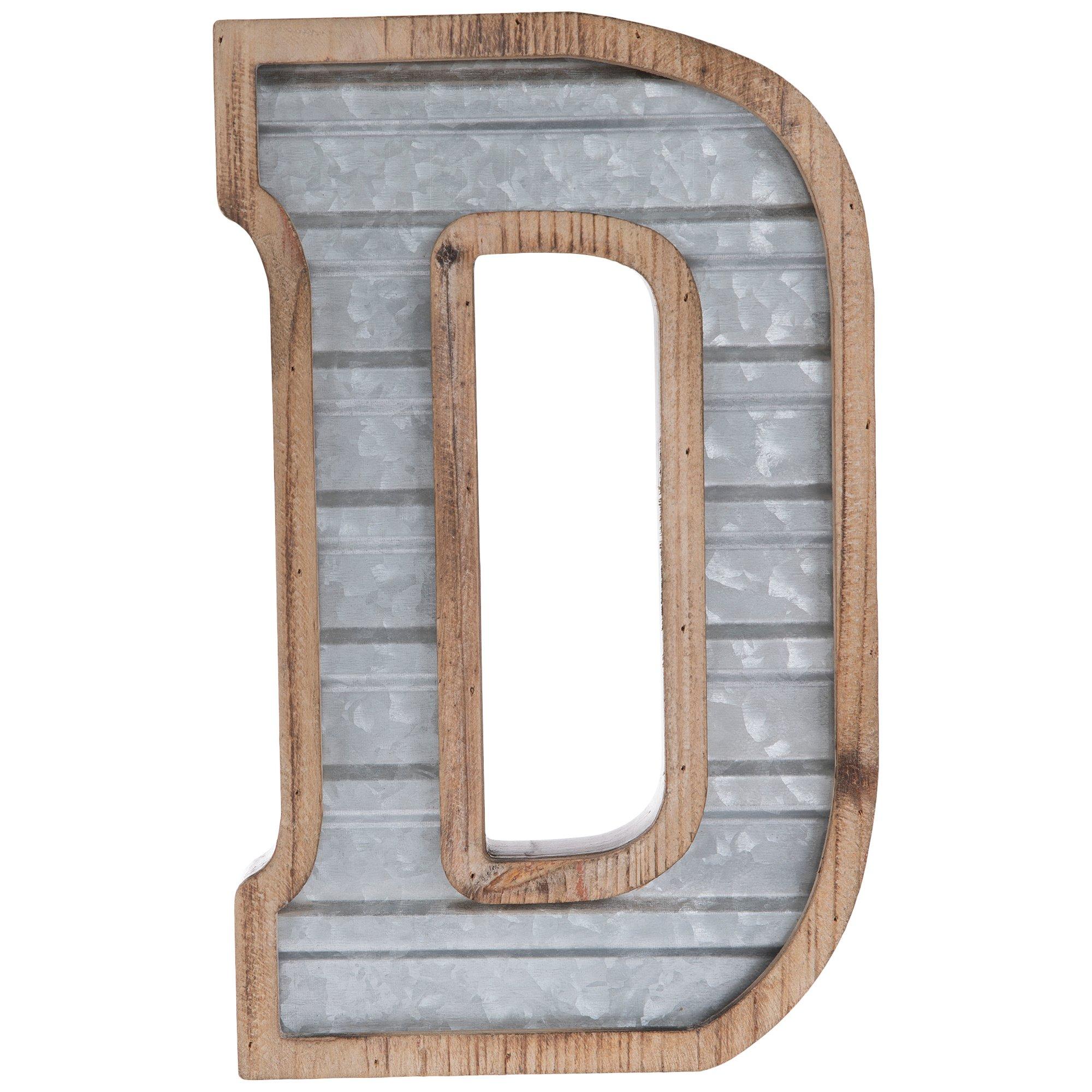 Galvanized Metal Letter Wall Decor Hobby Lobby 1282086