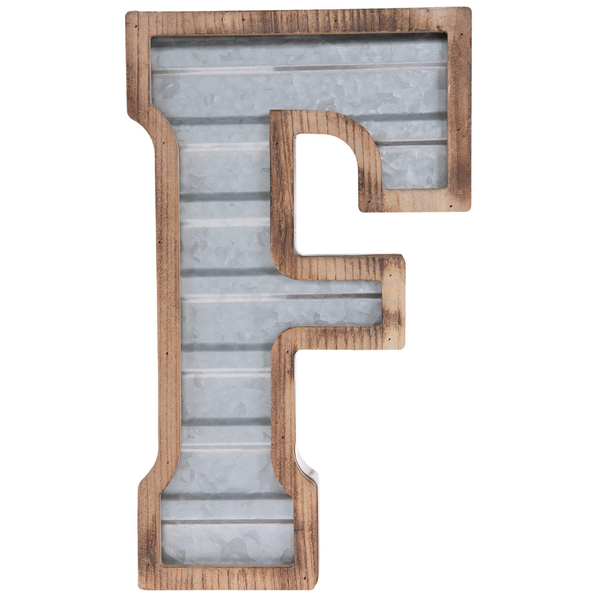 Galvanized Metal Letter Wall Decor Hobby Lobby 1282102