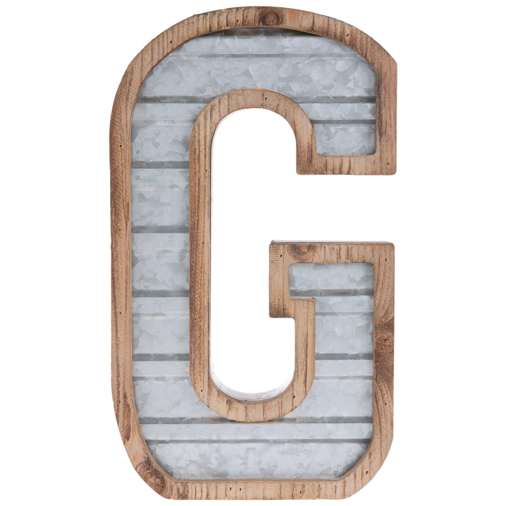 Galvanized Metal Letter Wall Decor Hobby Lobby 1282110