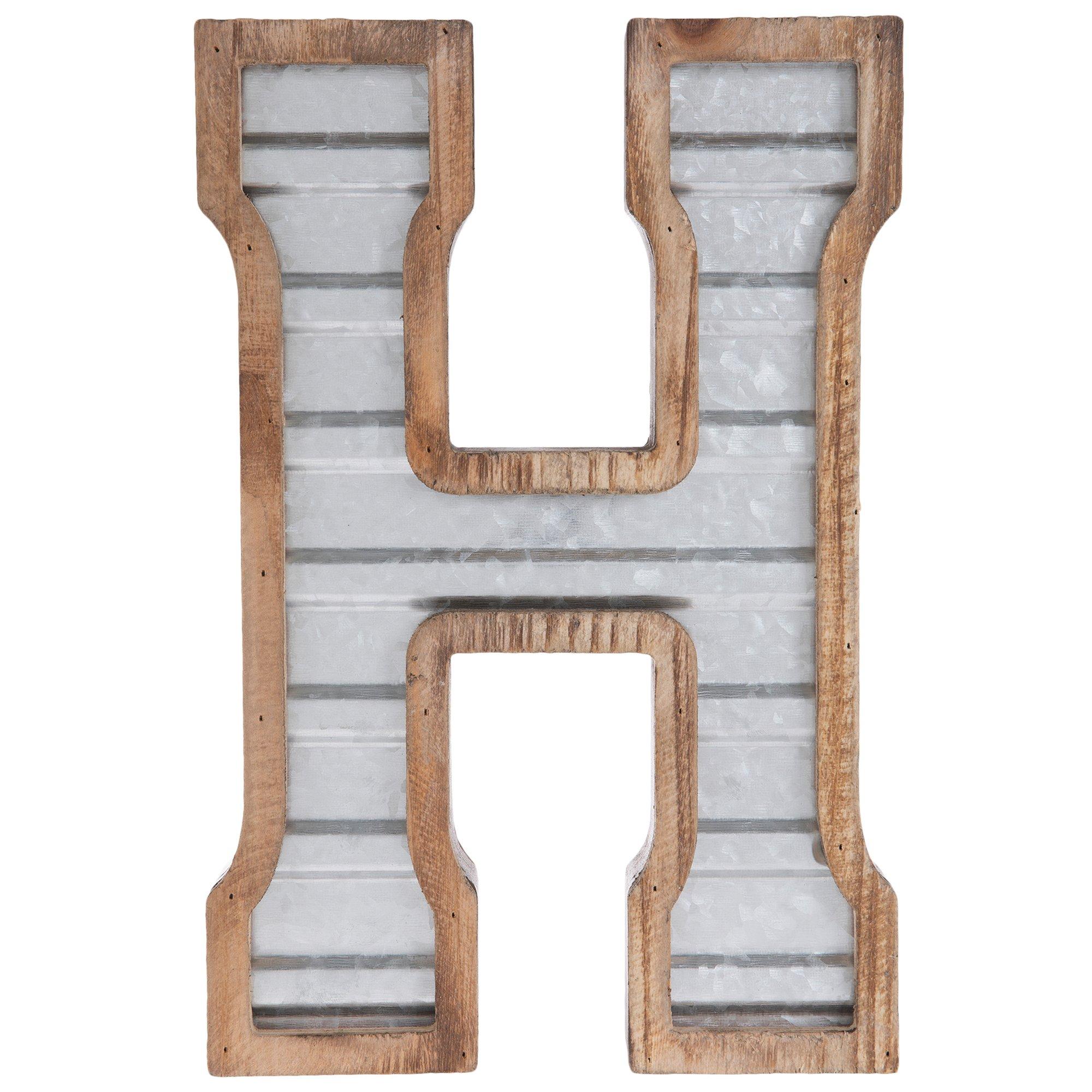 Galvanized Metal Letter Wall Decor Hobby Lobby 1282128