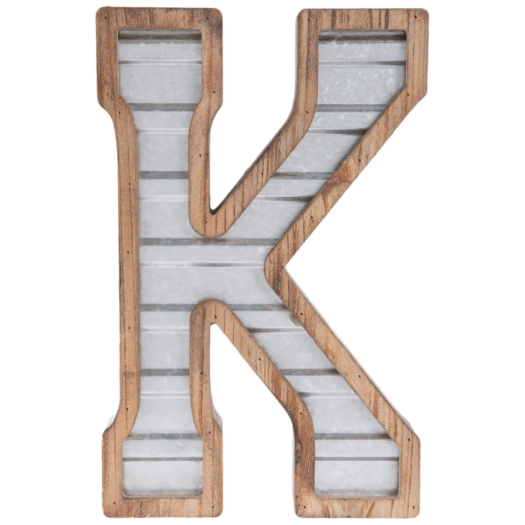 Galvanized Metal Letter Wall Decor | Hobby Lobby | 1282169