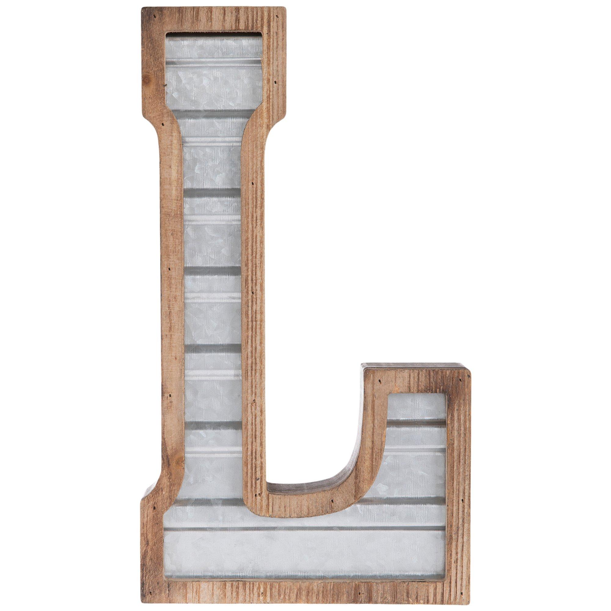 Galvanized Metal Letter Wall Decor Hobby Lobby 1282177