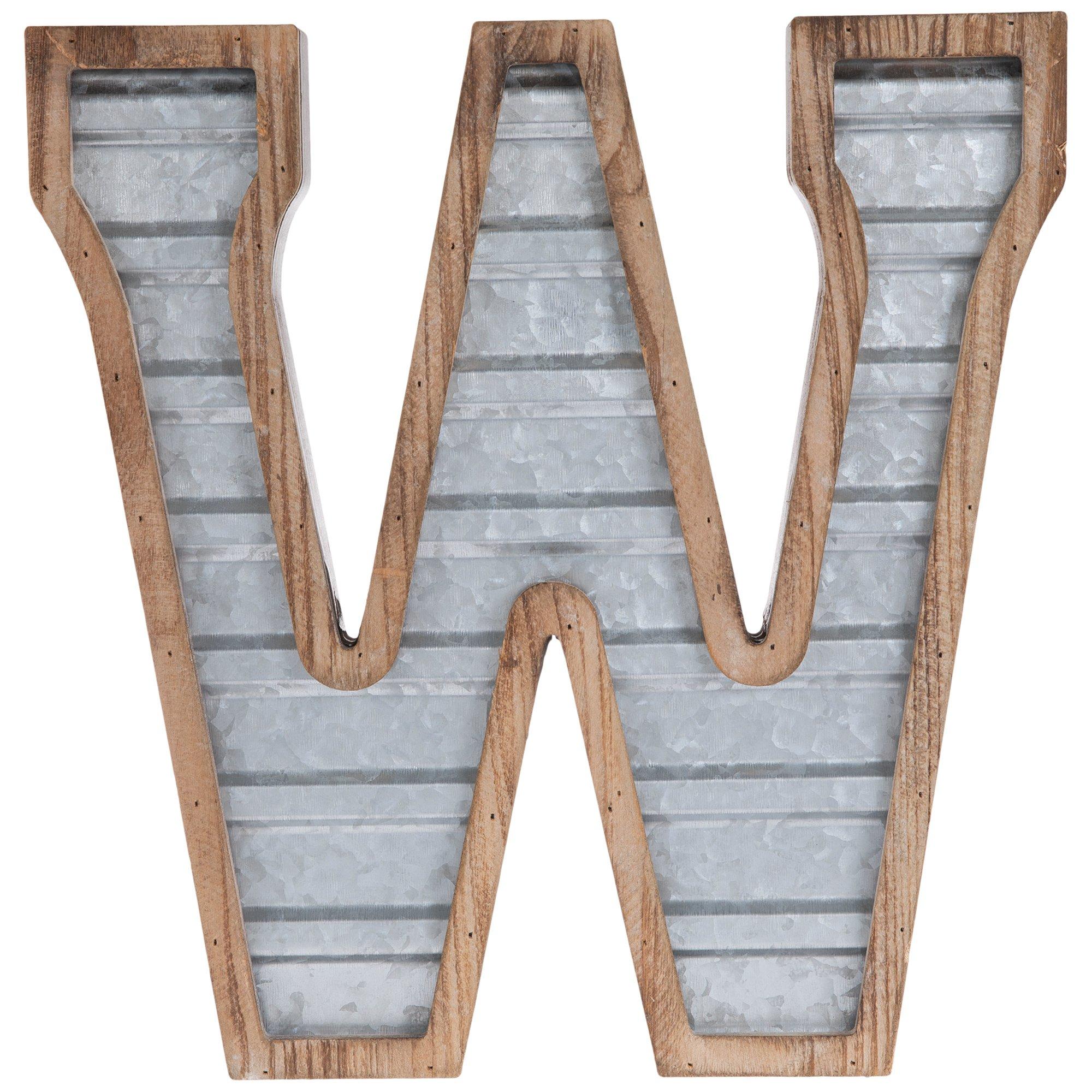 Galvanized Metal Letter Wall Decor Hobby Lobby 1282292
