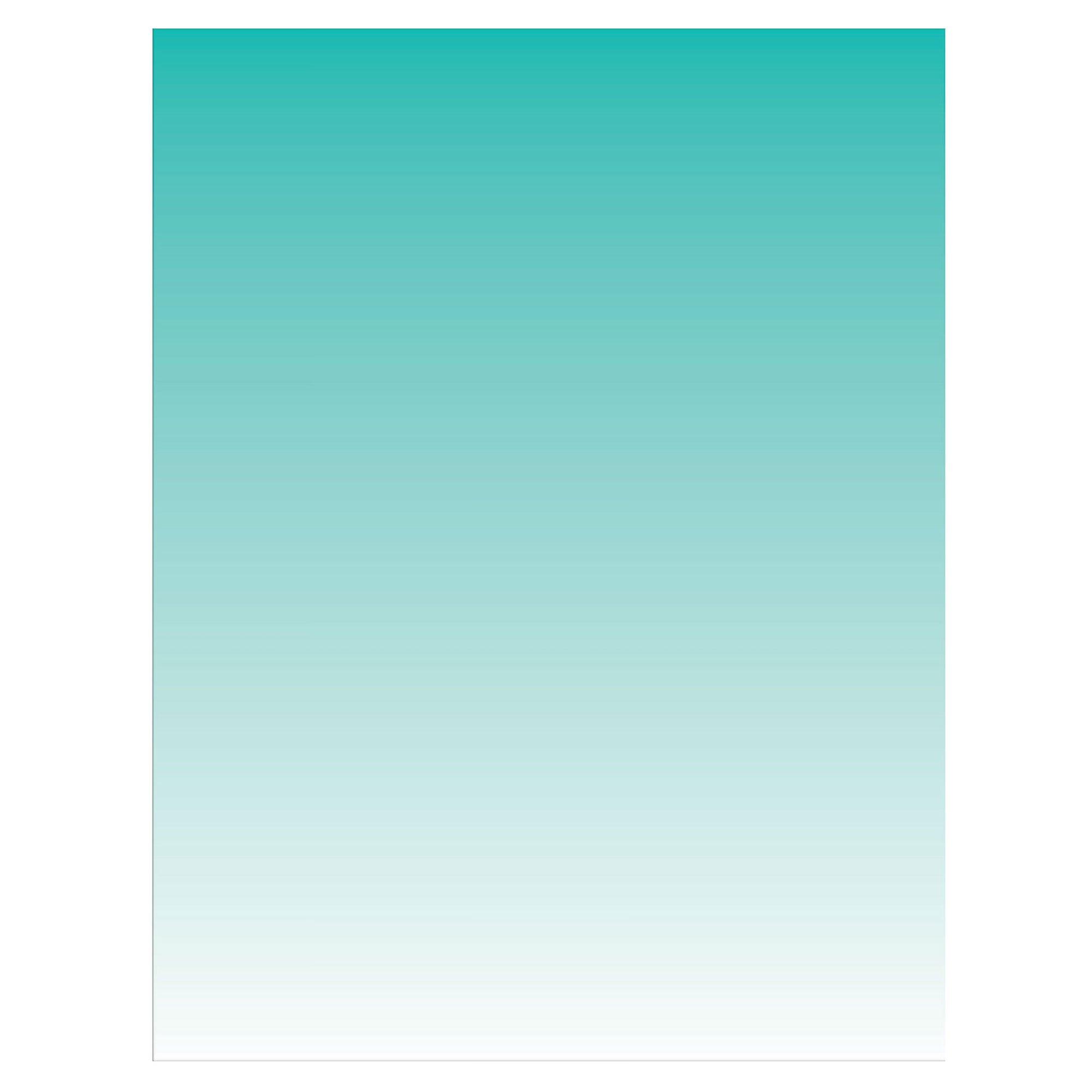 Turquoise Ombre Scrapbook Paper - 8 1/2